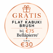 Gratis Flat Kabuki Brush bij €75 Bellápierre
