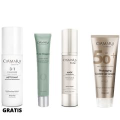 Casmara Deep Cleanser  + Pure Oxygen Hydro-Nutri Cream + Mask Oxygenating + Photo Aging Control Gel Cream
